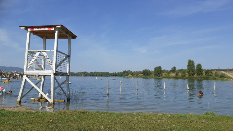 nyár strand Lupa Öböl