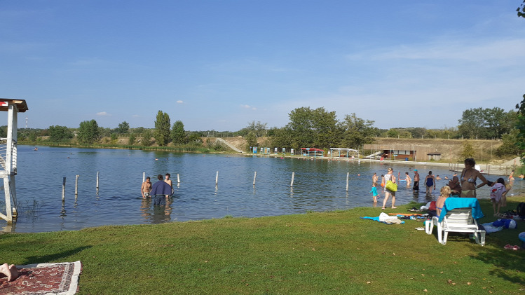 nyár strand Lupa Öböl