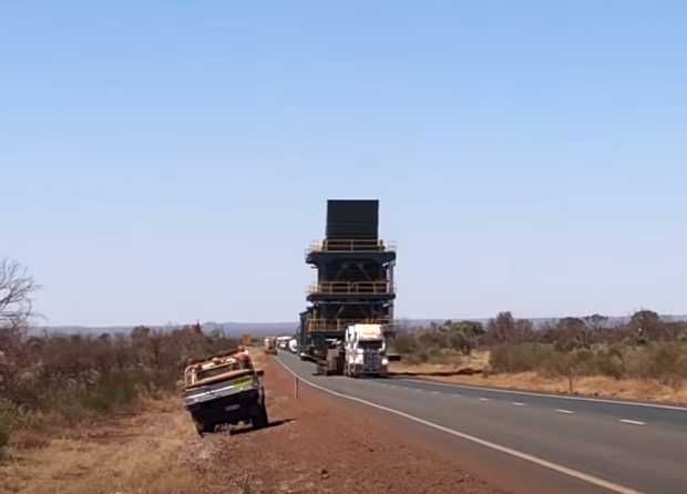 extrém szállítmány kamion Ausztrália
