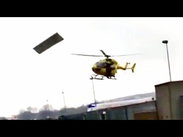 helikopter baleset építkezés falap