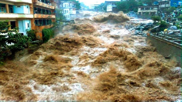 Kolumbia Cali áradás Özönvíiz