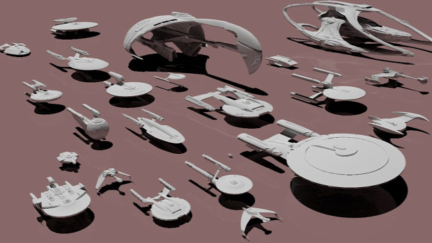 Star Trek űrhajó méret